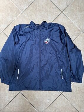 CCM mens Sudbury Wolves Windbreaker Jacket